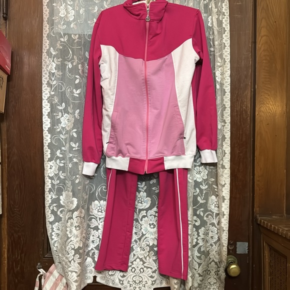 K sport size 5 pink and white outfit excellent condition - Picture 3 of 6